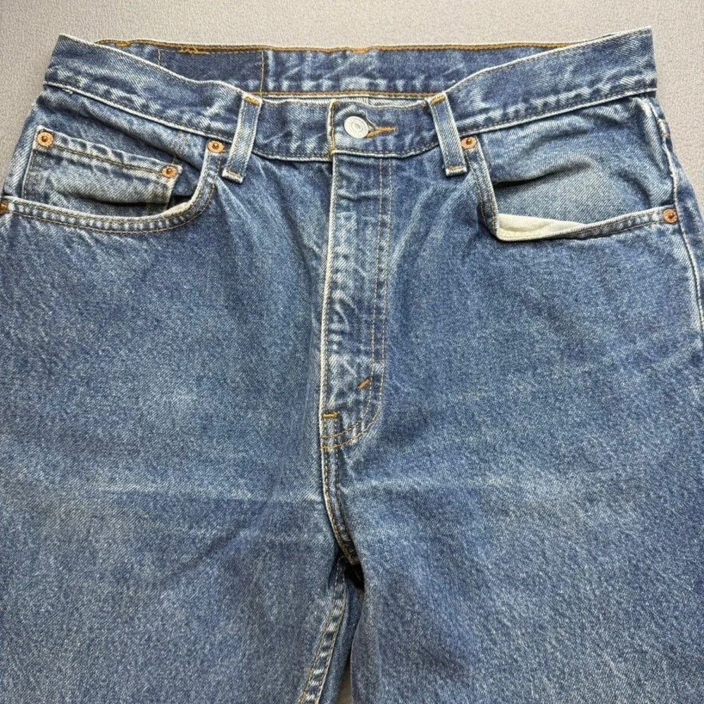 VTG Levis 505 Jeans Straight Leg 33x32‎ (FIT 32/31) Blue Denim 90s Retro Classic